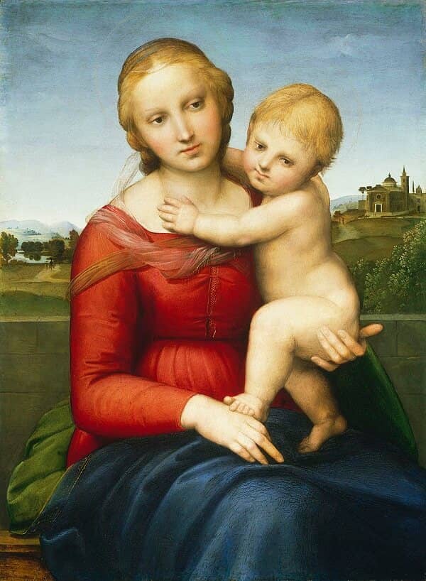 Small Cowper Madonna - by Raphael