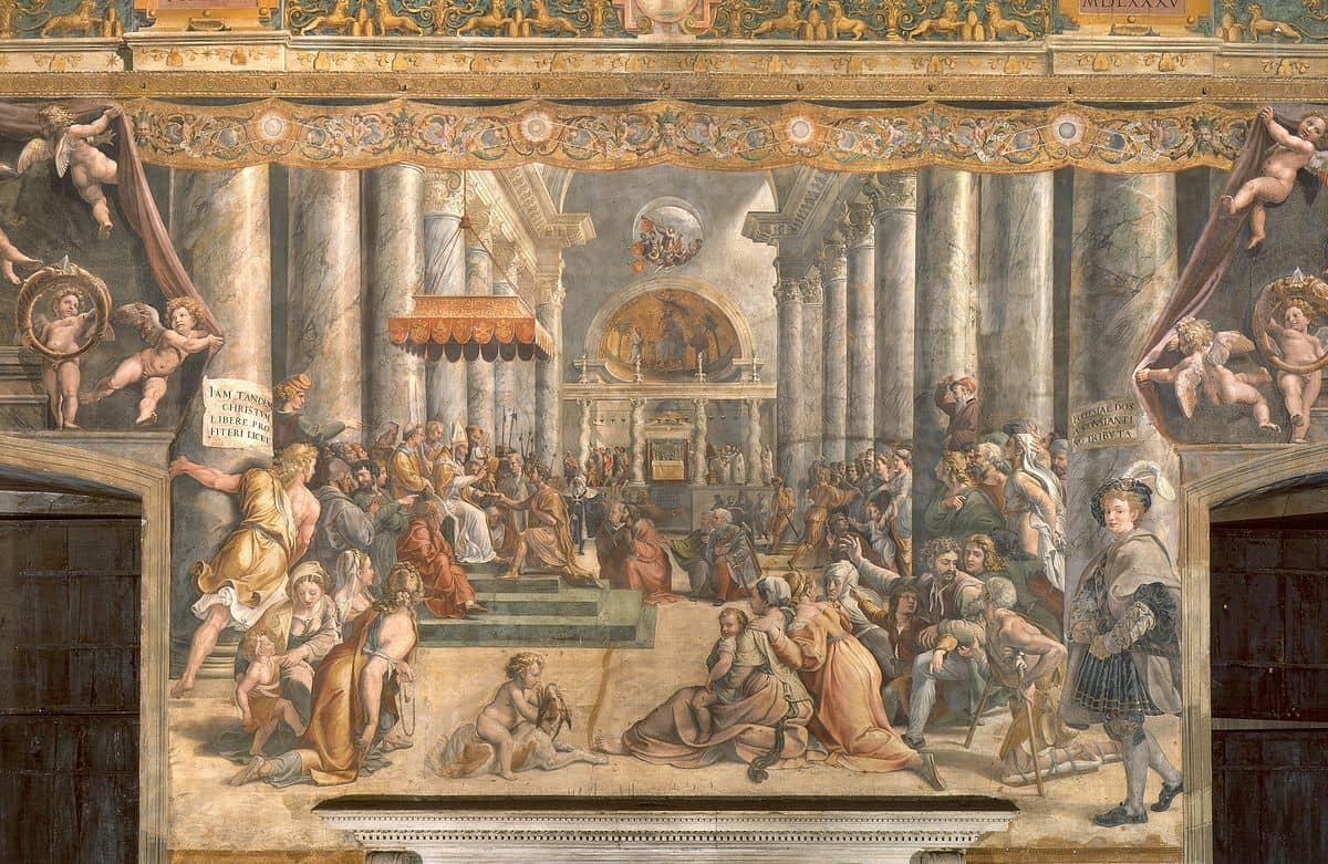 Donation of Constantine - by Raphael