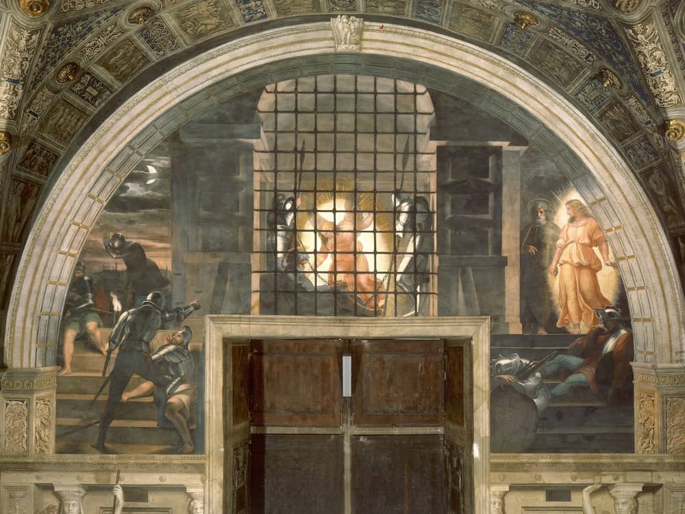 The Liberation of St Peter from Prison - by Raphael