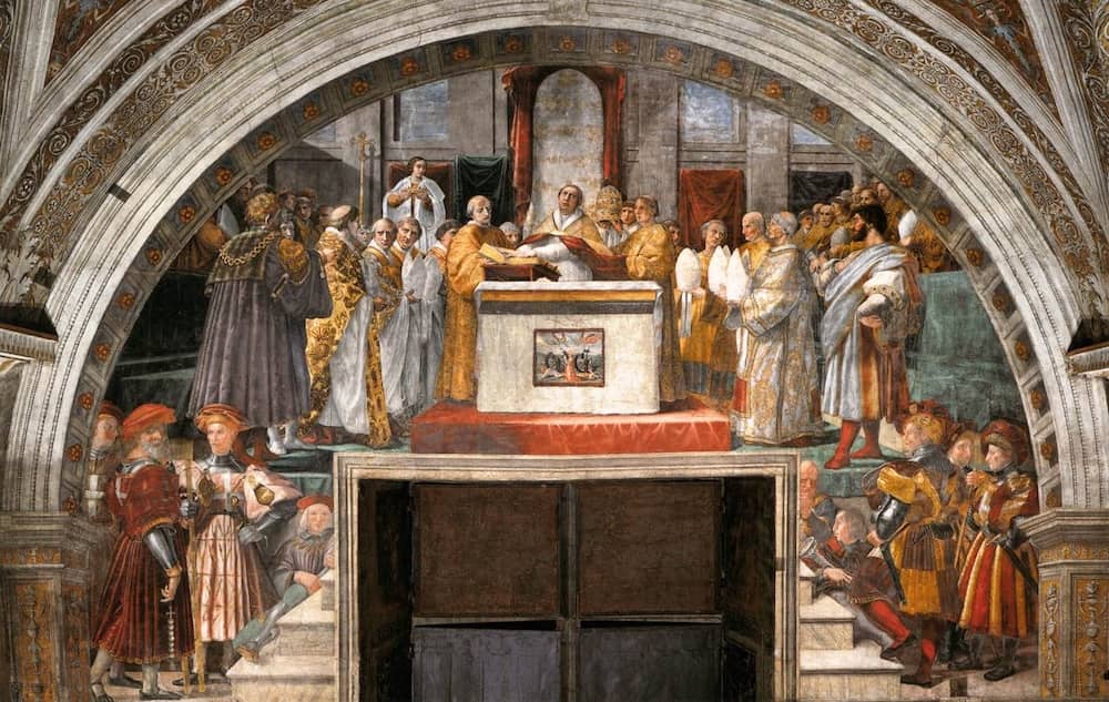 The Oath of Leo III - by Raphael