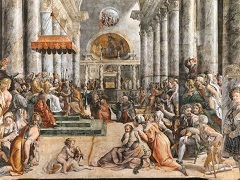 Donation of Constantine by Raphael