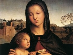 Madonna and Child with the Book by Raphael