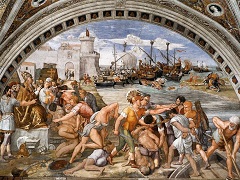 The Battle of Ostia by Raphael