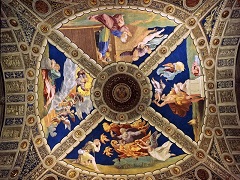 The Ceiling of the Room of the Heliodorus by Raphael