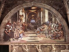 The Expulsion of Heliodorus from the Temple by Raphael