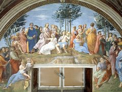 The Parnassus by Raphael
